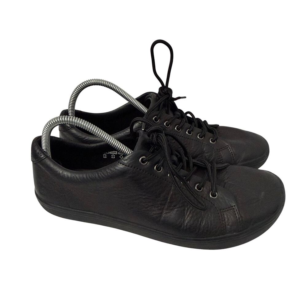 Birchbury Bramfords Shoes Men’s 10 Black Minimalist Barefoot Leather Sneakers
